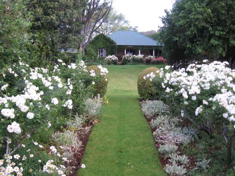 Looking back at the old farm house