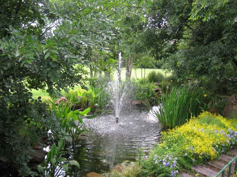 Simple Water feature in a quiet corner